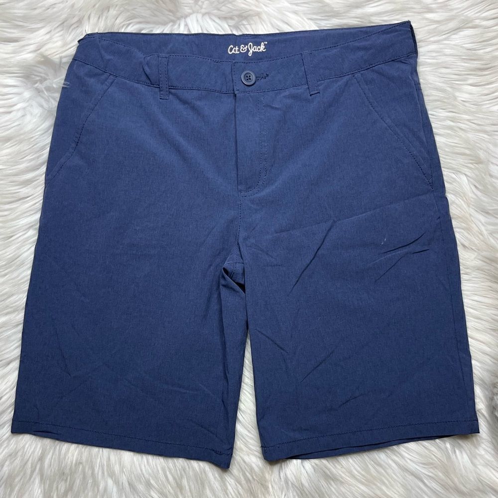 Cat and Jack Casual Board Shorts Dark Blue Size 18